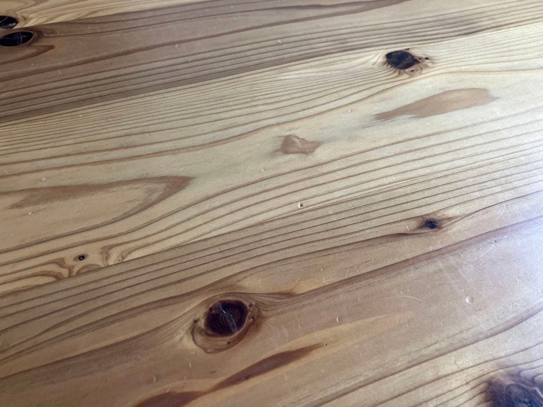 【KANADEMONO】THE TABLE 無垢 杉×Black Steel