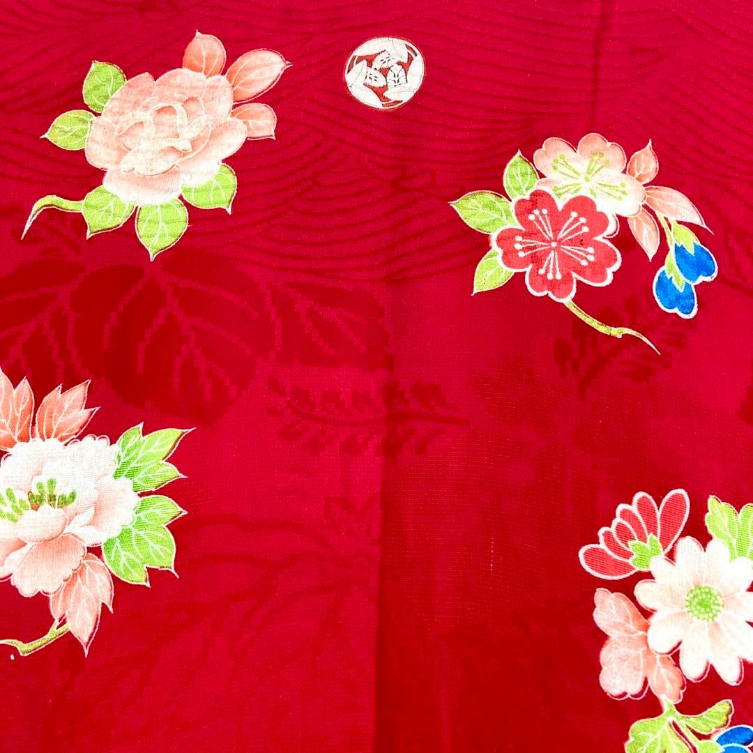 ★レトロ　アンティーク　女の子　子供着物　七五三　3歳　大正ロマン　NO24