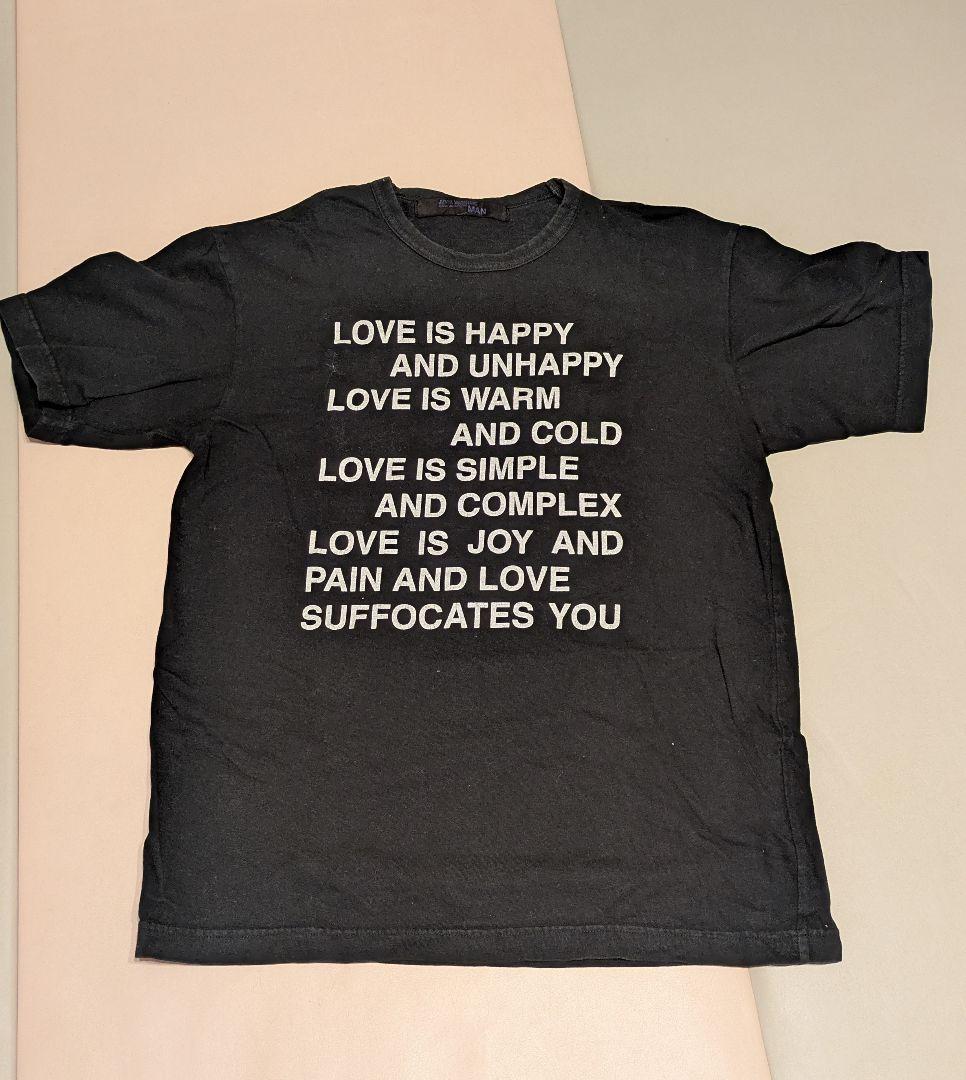 JUNYA WATANABE MAN LOVE Poem T 黒タグ