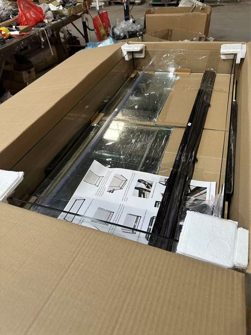 自社製組み立て式爬虫類両生類ケージガラス飼育ケージ60x30x30cm引取り可