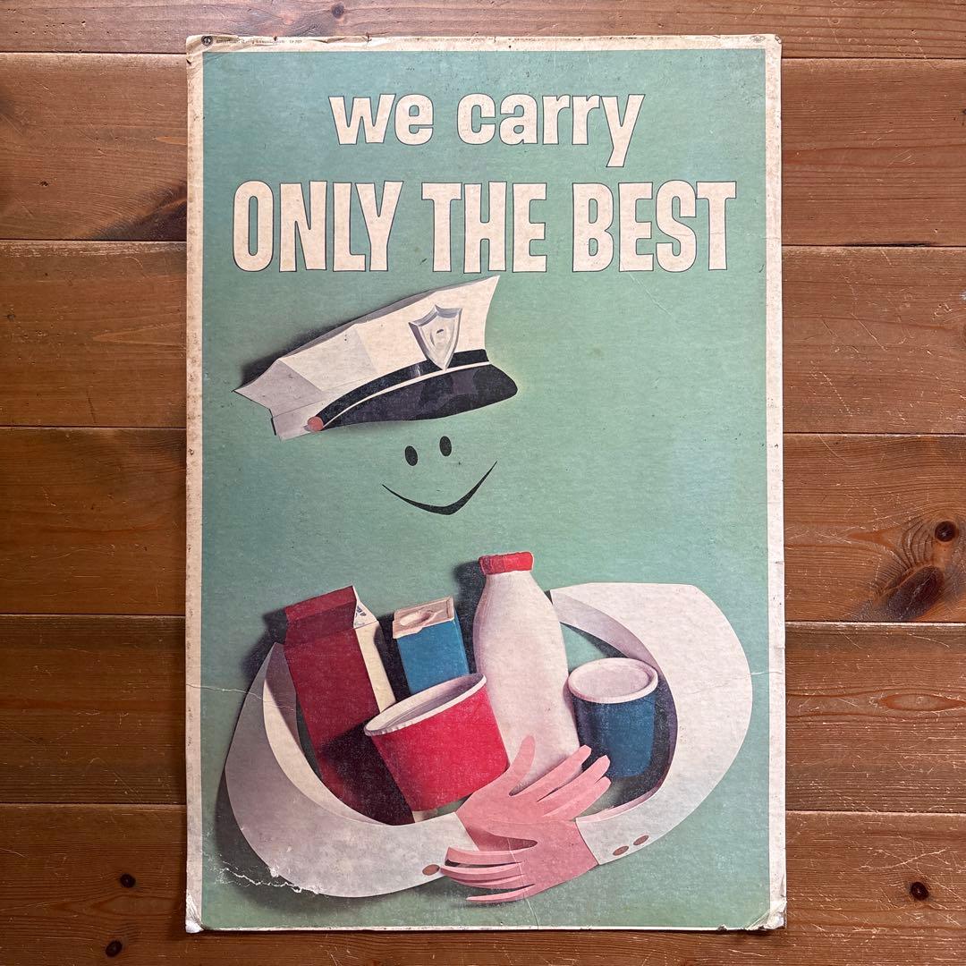 【ビンテージ50s60s】ADA MILK啓発ポスター ミッドセンチュリーモダン