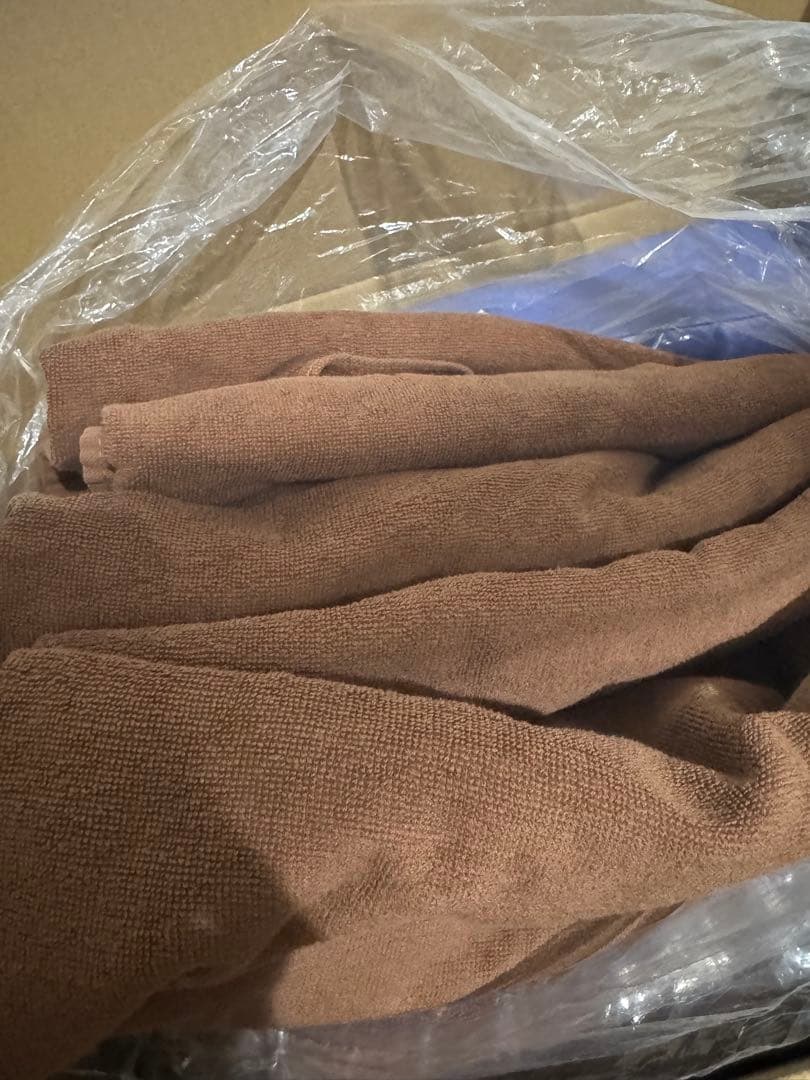 ブラウン マッサージ、整体 バスタオル 業務用 超大判 10枚セット