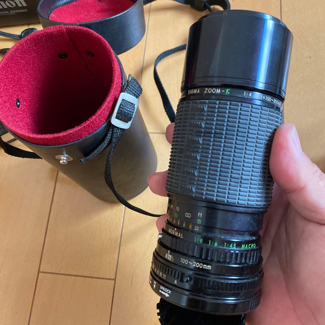 【レンズ2本セット】Canon AE-1 フィルム一眼レフカメラ