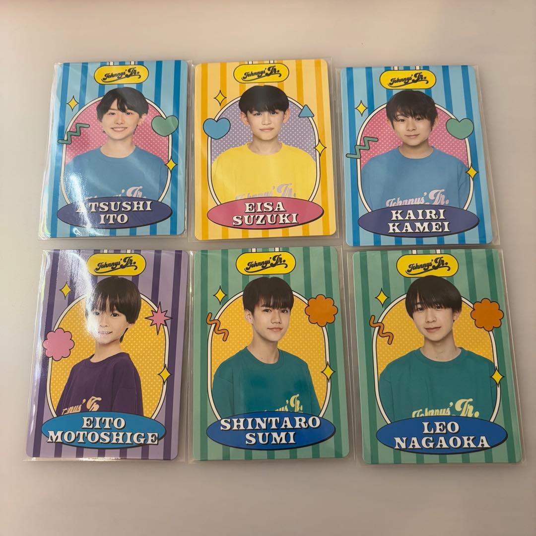 ジャニーズ jr.写真カードセット