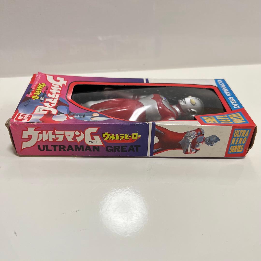 バンダイ　旧箱　ウルトラマンG グレート　ウルトラヒーローシリーズ　ソフビ