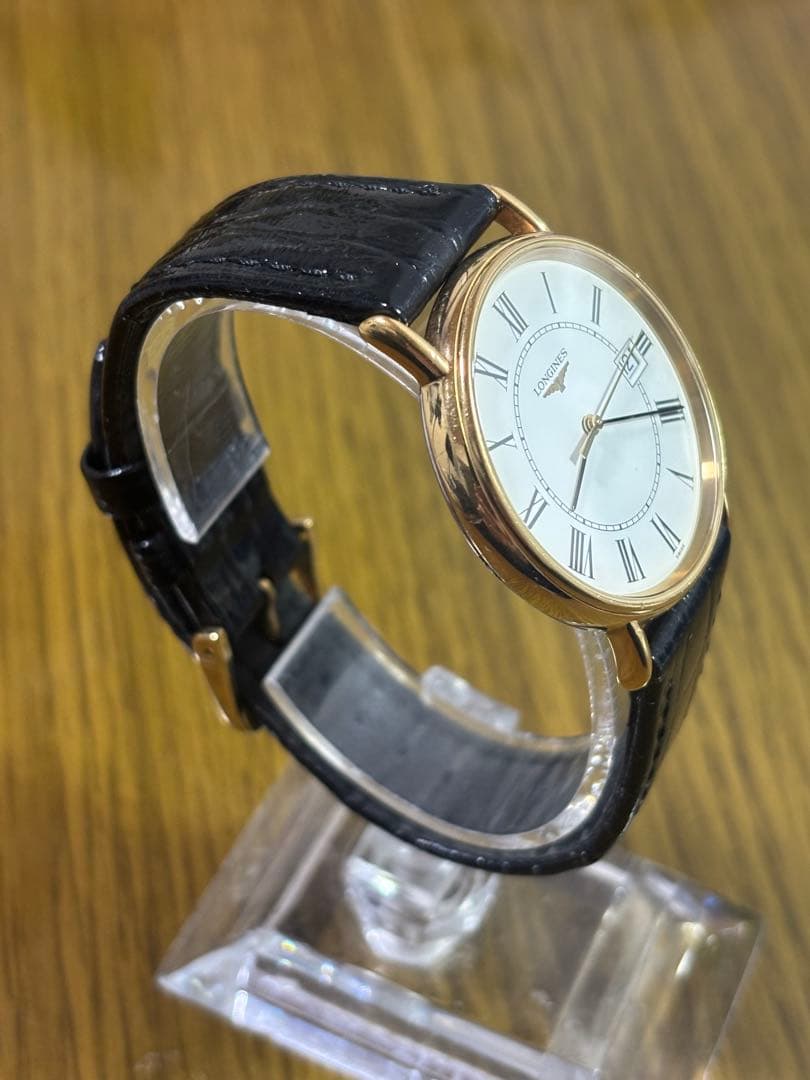 LONGINES 腕時計 ホワイト/ゴールド