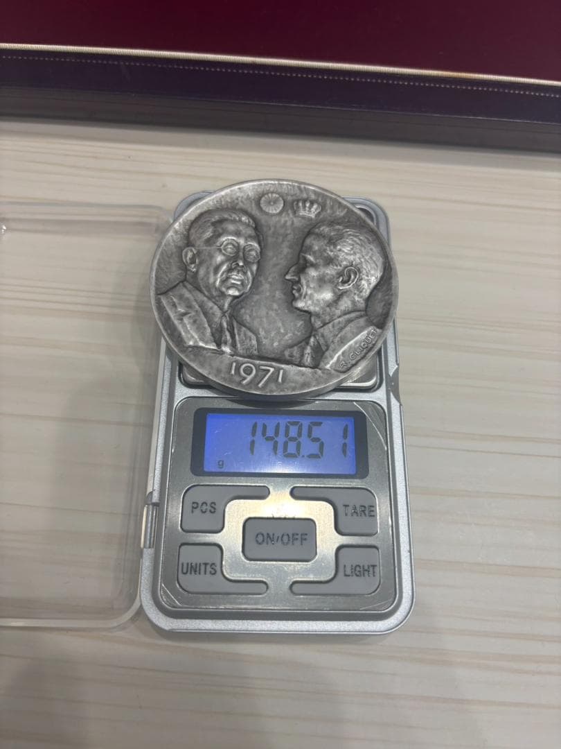 【純銀製】天皇皇后両陛下御外遊記念メダル　4点セット