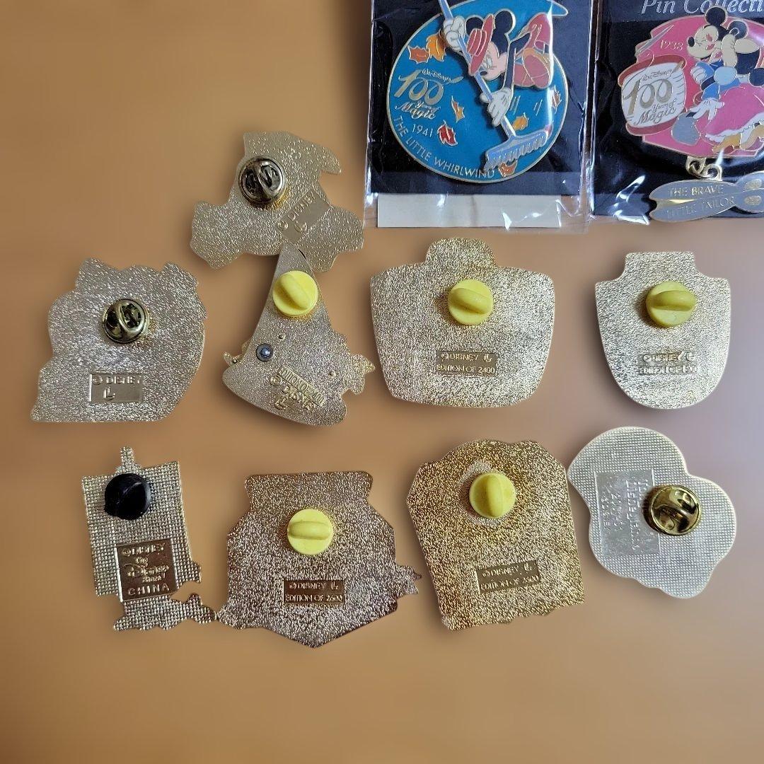 【ディズニー】 ミッキー　100周年　ピンバッジ　ピンコレクション　まとめ売り