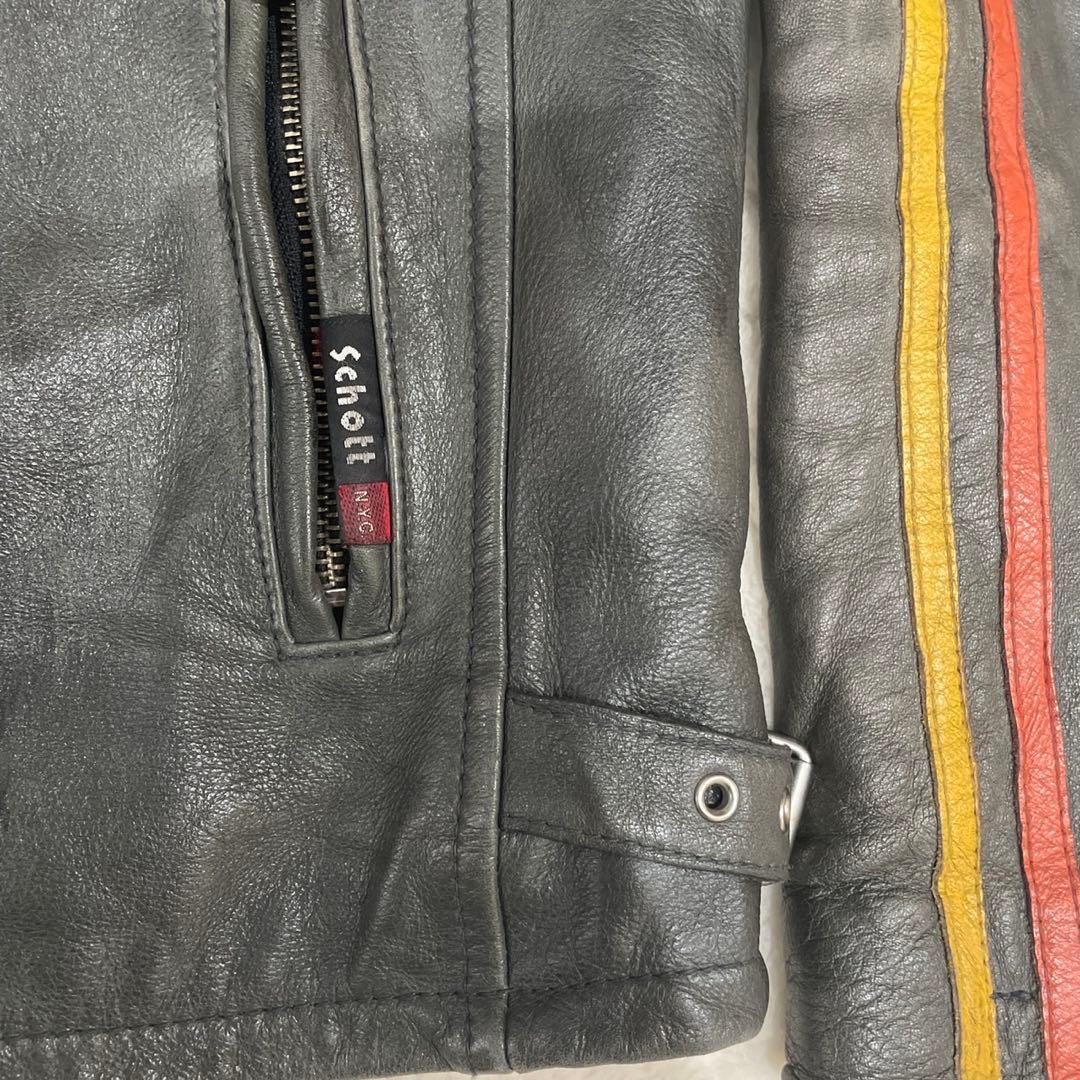 Schottライダース ショットレザージャケット牛革
