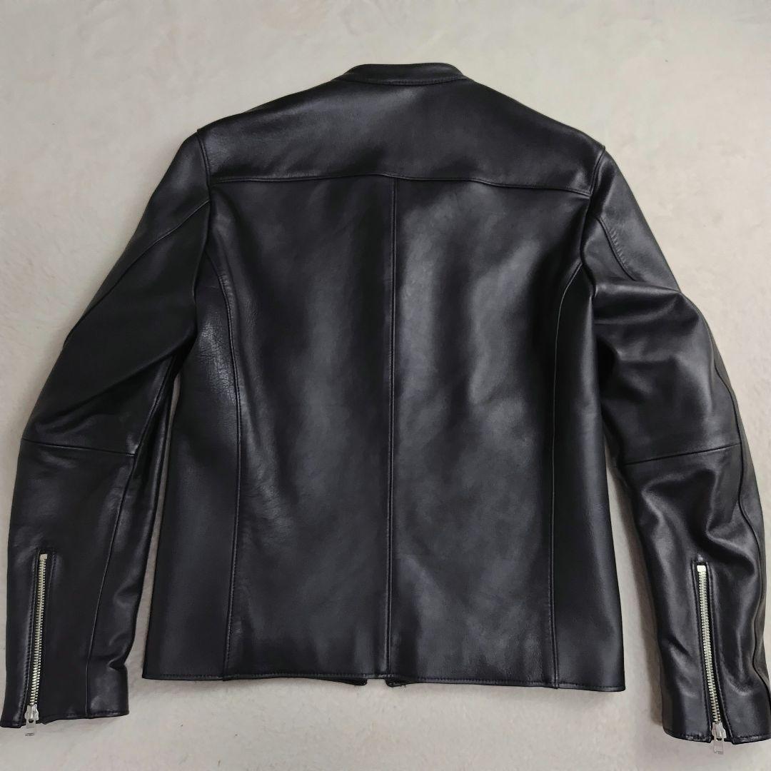 ✨極美品✨リドム シングルライダース ジャケット M ラムレザー 黒 本革