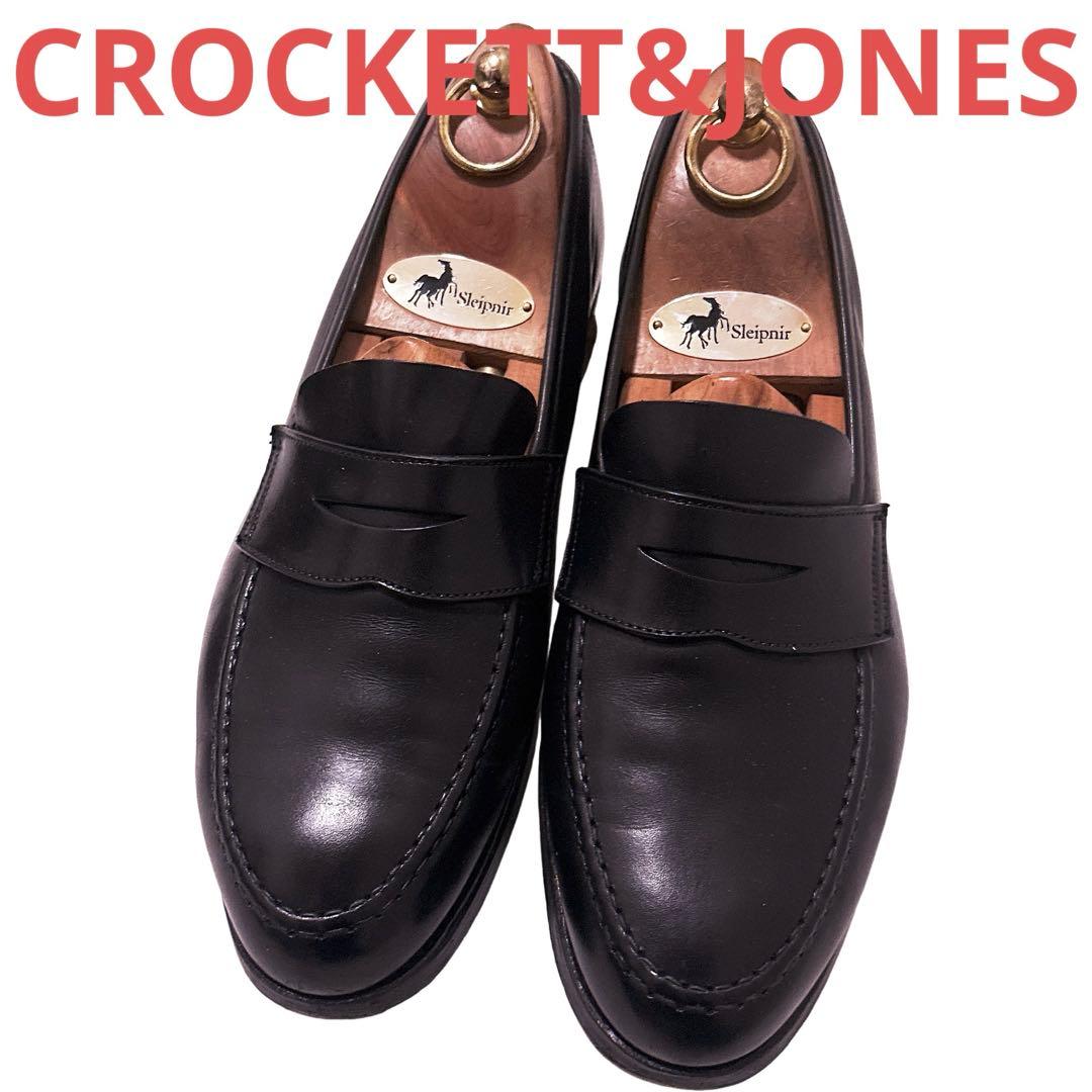 671.特別価格 CROCKETT&JONES ペニーローファー 6.5D