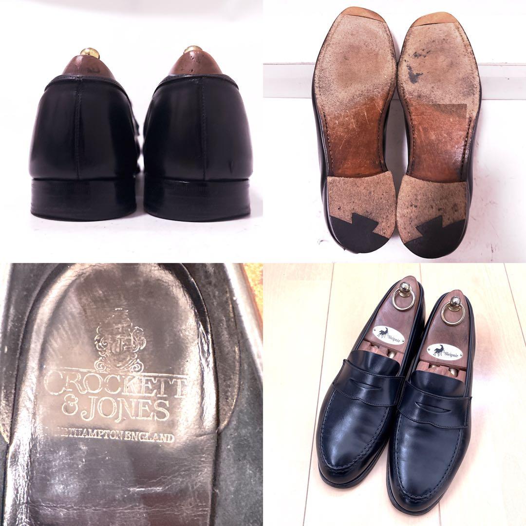 671.特別価格 CROCKETT&JONES ペニーローファー 6.5D