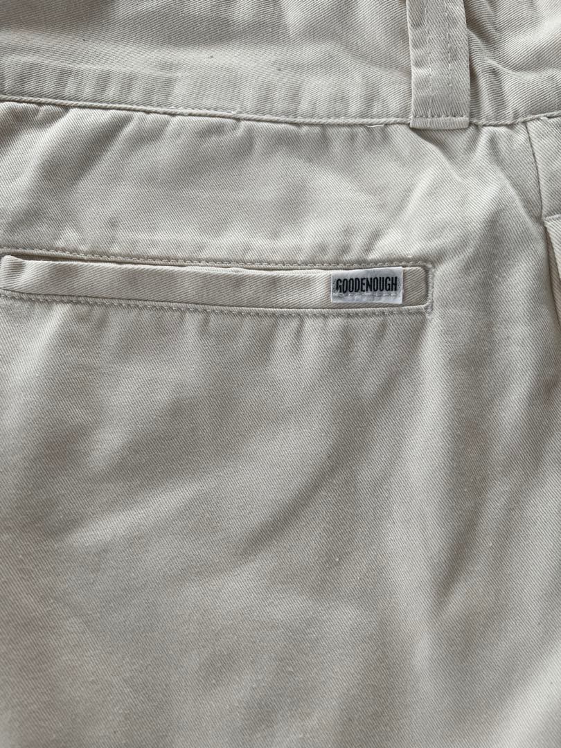 希少90s GOODENOUGH プレーンチノ Lサイズ 藤原ヒロシ着用