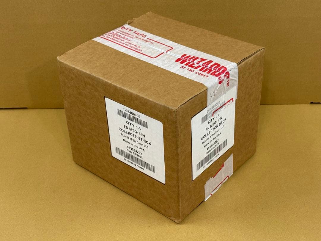 新品未開封!! MTG FINALFANTASY 統率者 コレクター版 英 4種