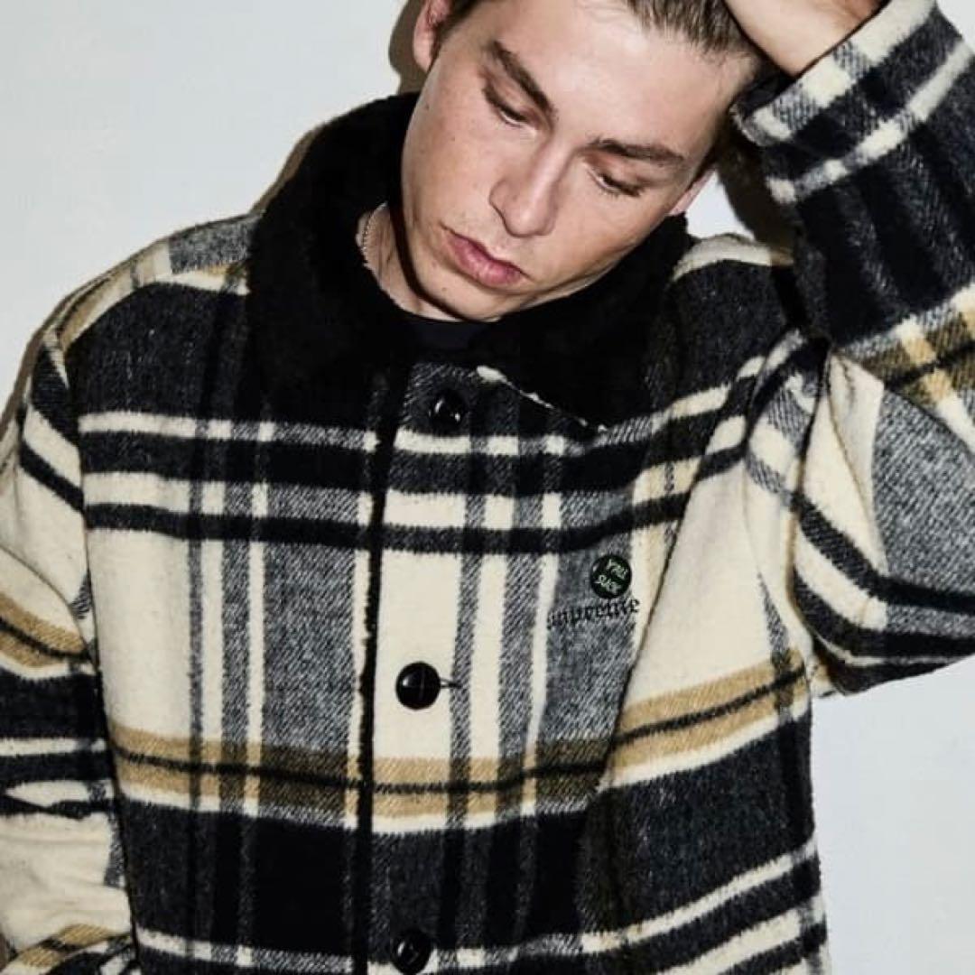バ*ク様 Supreme Plaid Car Coat