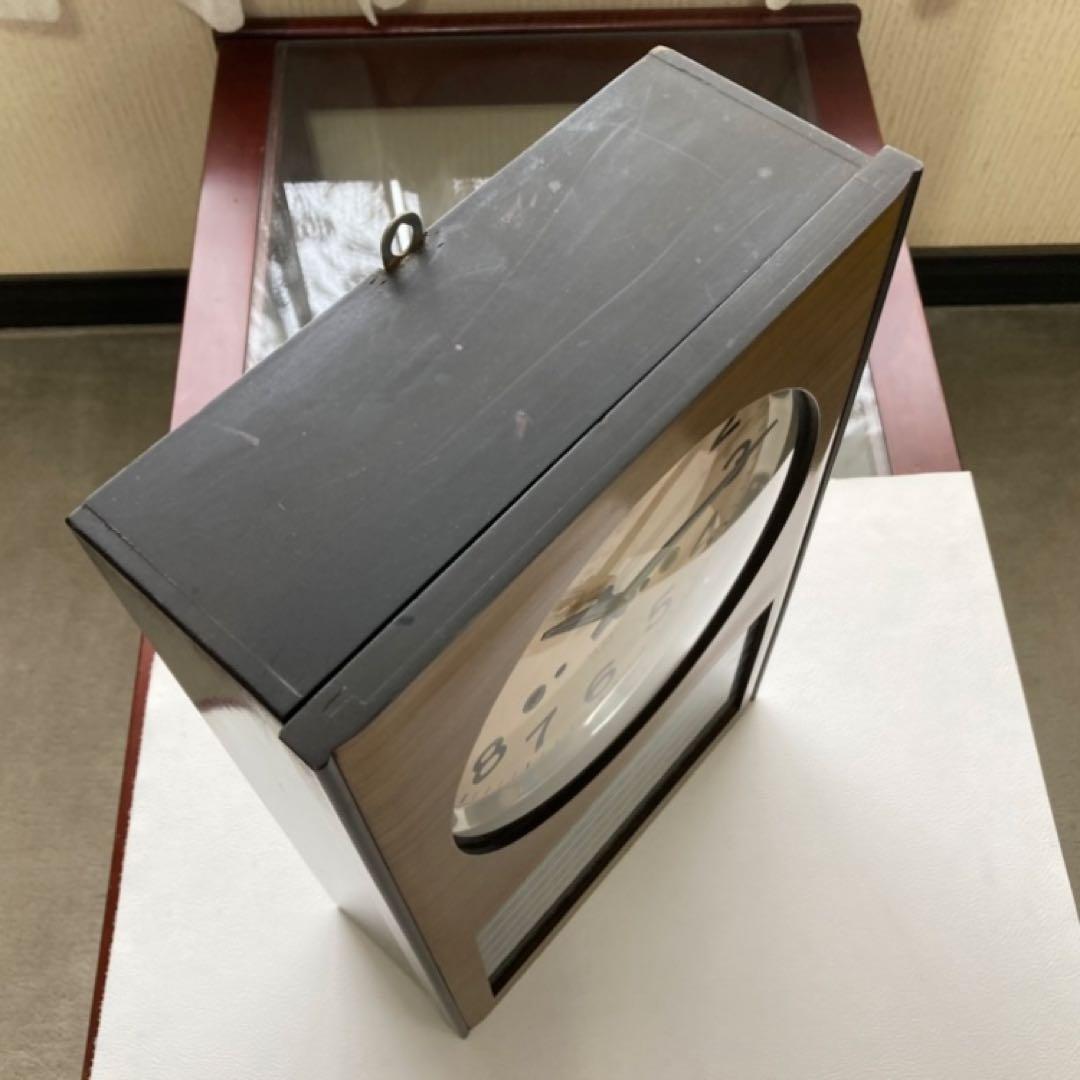 SEIKO セイコー 振り子時計 掛け時計 柱 木製 当時物 昭和レトロ 稼働品