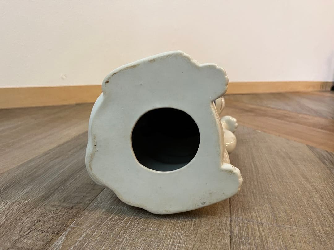 置物　招き猫　33センチ　共箱　商売繫盛　千客萬来　ご利益　縁起物　美品　ねこ