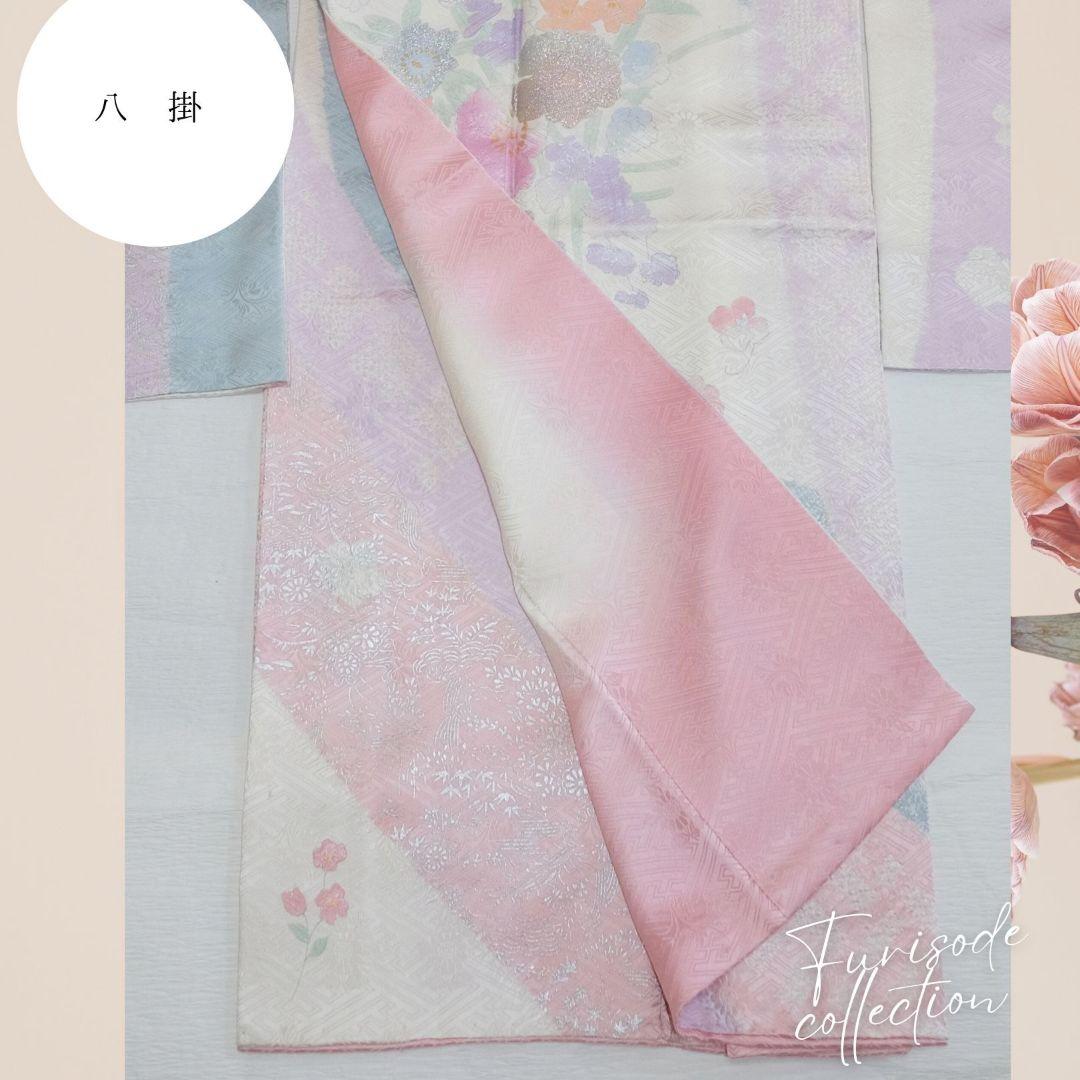 振袖フルセット　洋風ニュアンスコーデ　成人式　卒業式