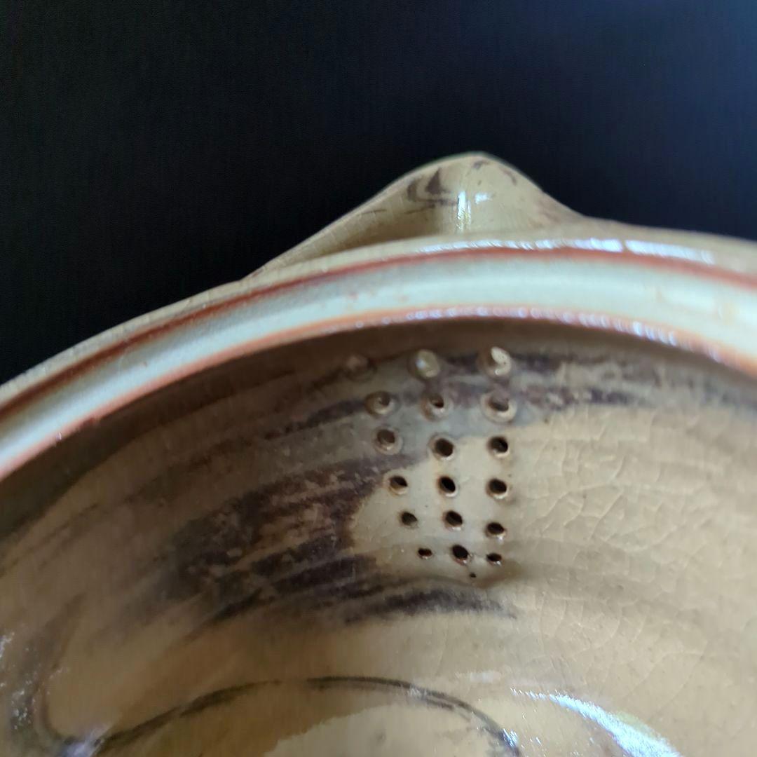 陶芸　茶道具　上野焼　香春徹山窯　山岡徹山　玉露茶器揃【宝瓶•湯冷まし•湯呑み】