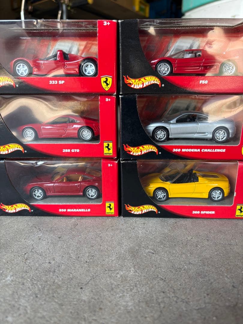 【値下げ可】Hot Wheels ミニカー フェラーリ 6台セット
