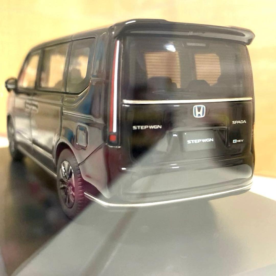 1/43 ステップワゴン　スパーダ　ミニカー　ホンダ　STEPWGN rp8 黒