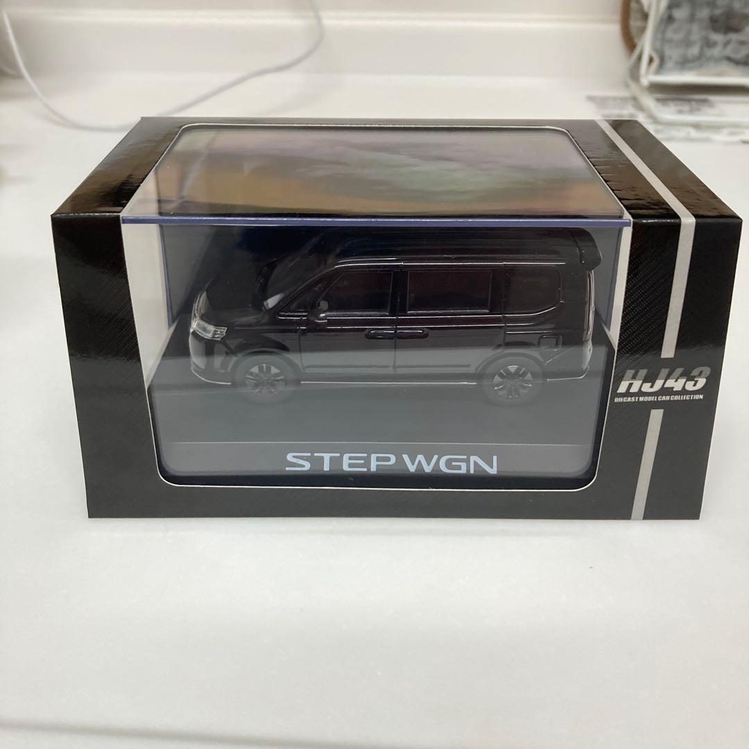 1/43 ステップワゴン　スパーダ　ミニカー　ホンダ　STEPWGN rp8 黒