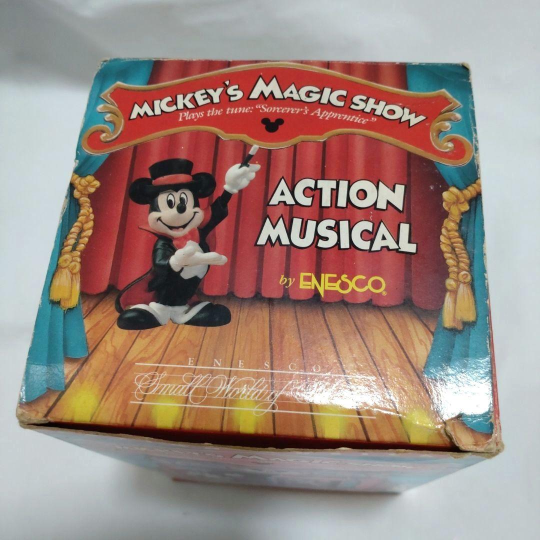 ミッキー マジックショー オルゴール エネスコ レトロ レア