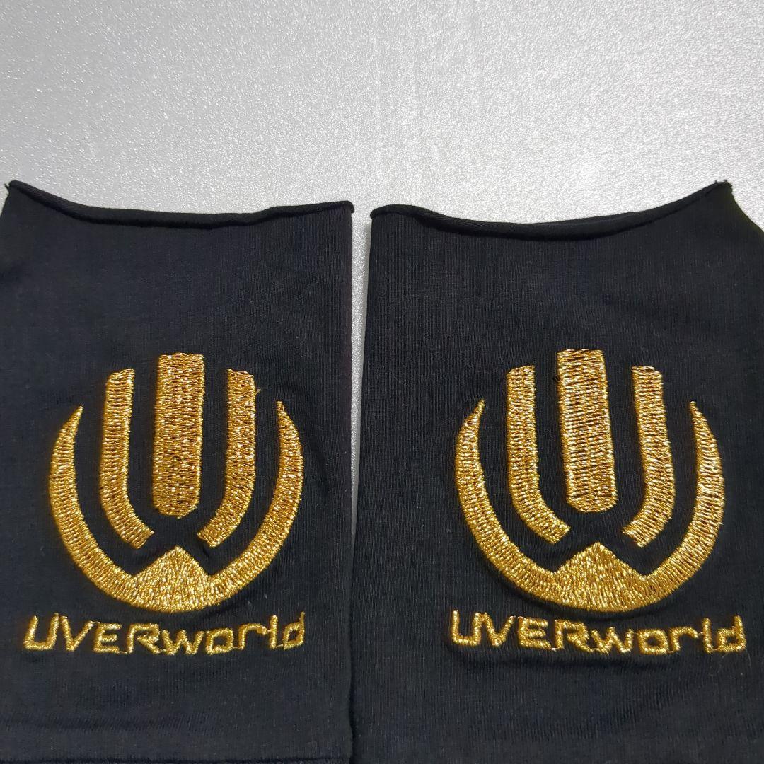 UVERworld 指なしグローブ ブラック　初代ゴールド　復活ver.