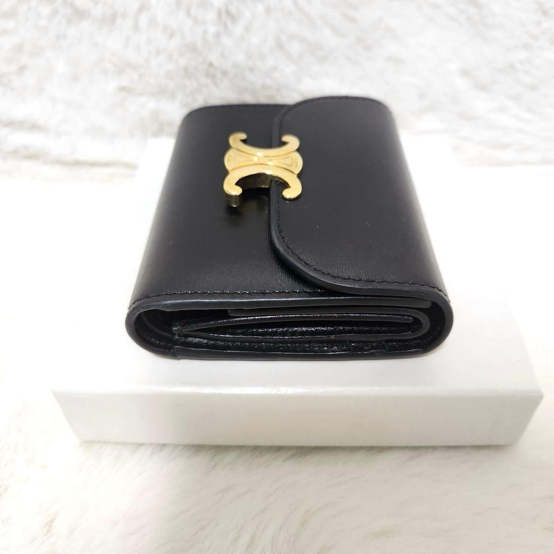 さとつ✨新品同様　正規品✨セリーヌ　三つ折り　スモールフラップウォレット