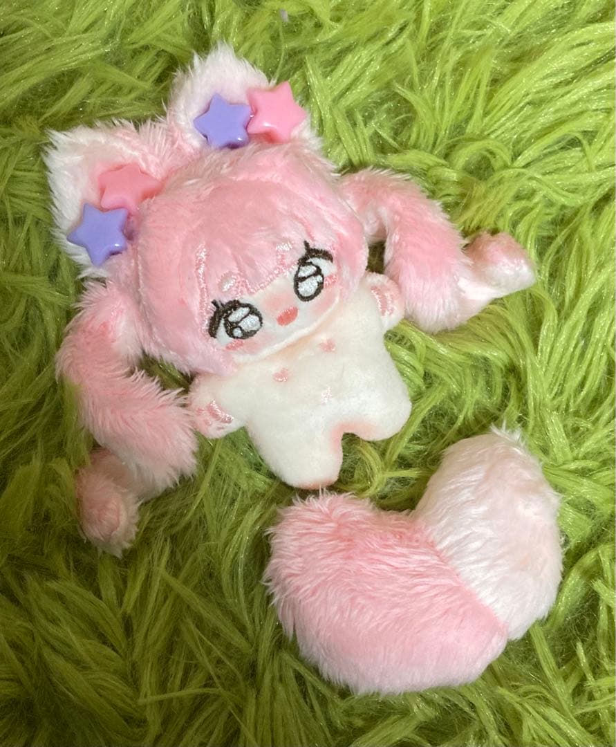 自作ぬいぐるみ・ピンクの女の子