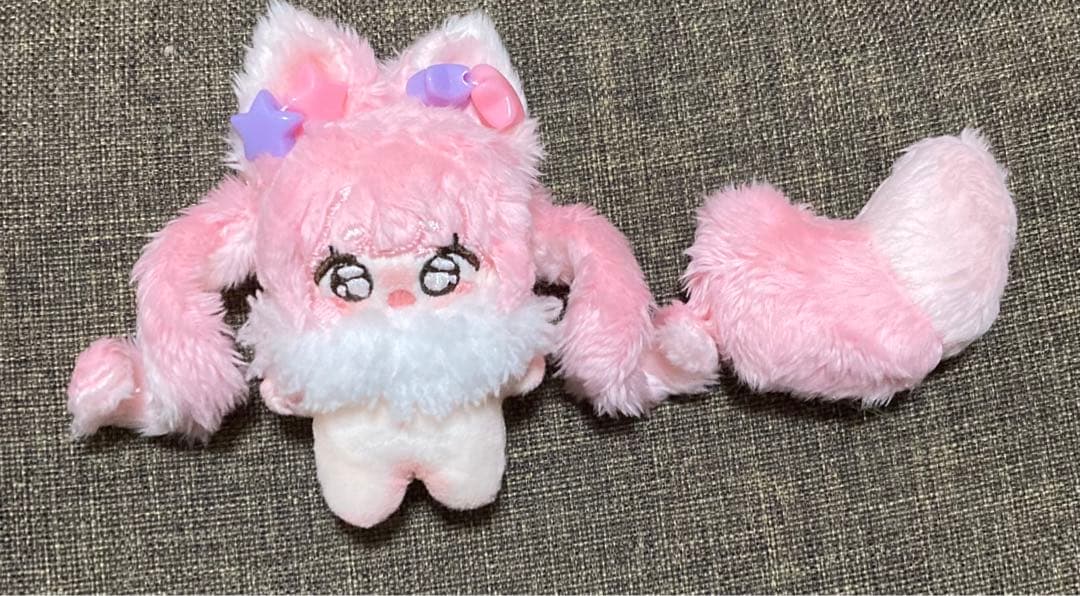 自作ぬいぐるみ・ピンクの女の子