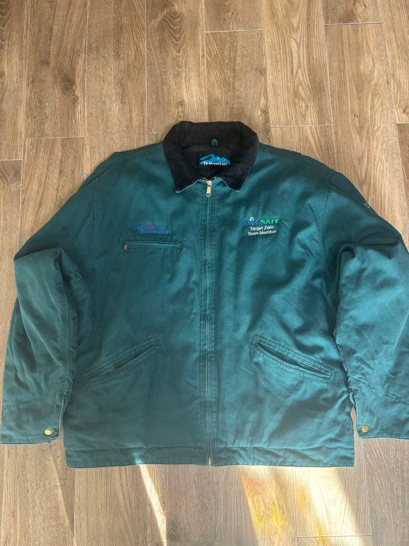 希少tri mountain トライマウンテン デトロイトジャケット　グリーン