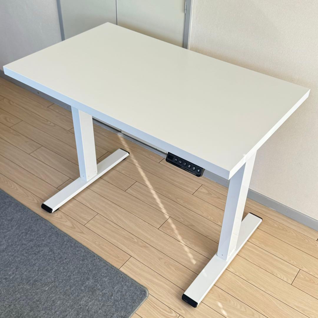 Flexispot EF1 電動昇降式デスク 天板付き ホワイト