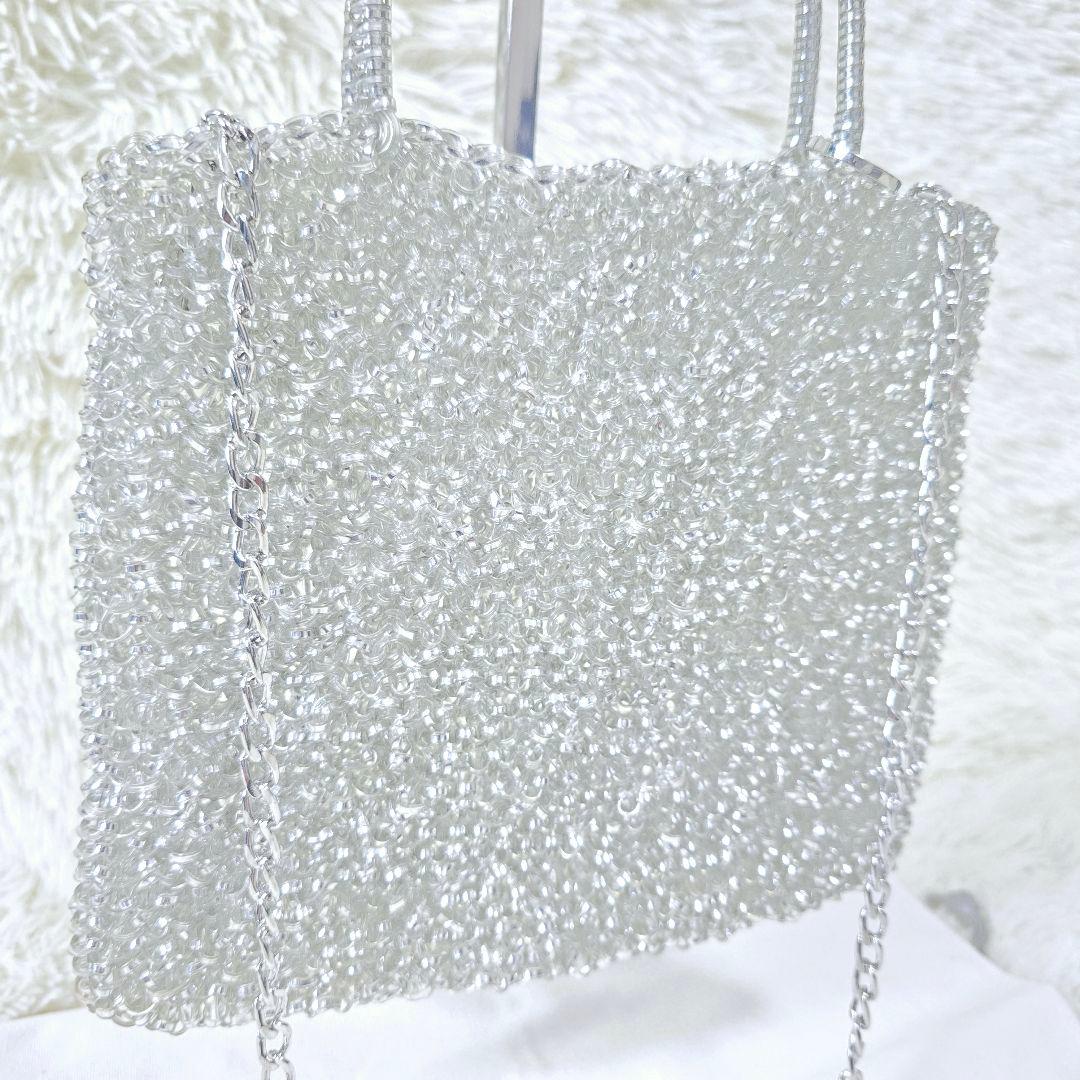 極美品✨人気色シルバー✨アンテプリマ スクエア ミディアム シルバー