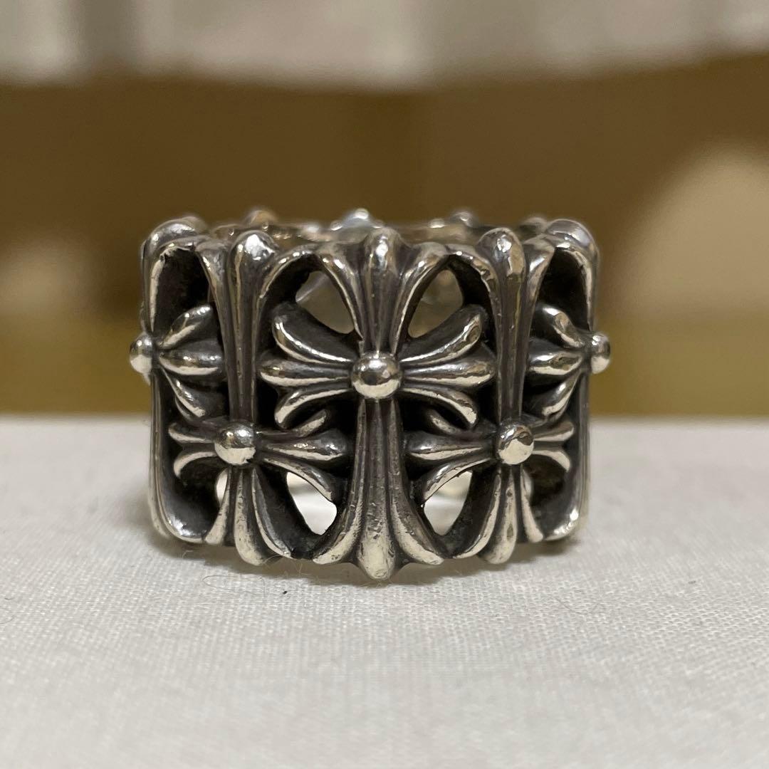 【年越大特価】CHROME HEARTSセメタリークロス リング 23号