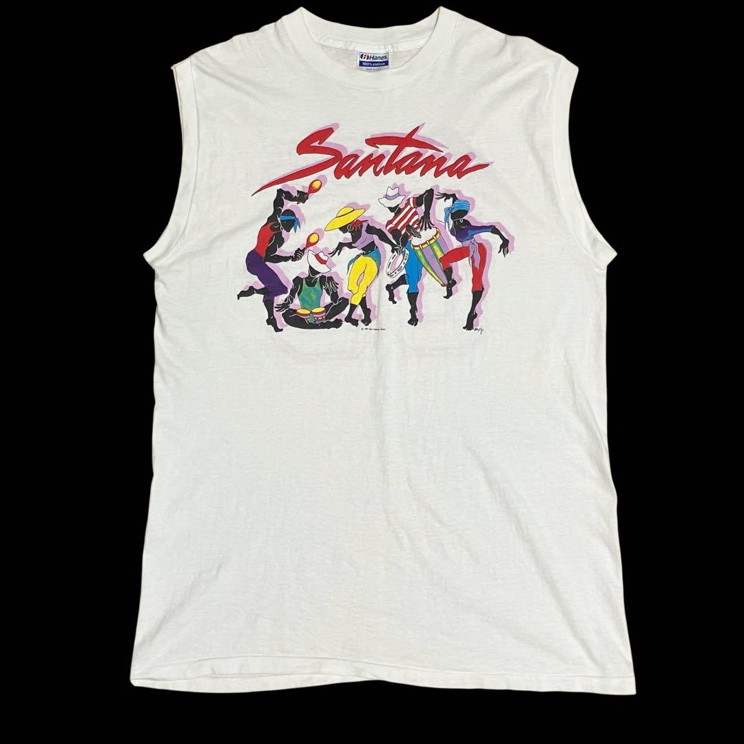 80s サンタナ NEW SANTANA BAND 86年ツアー Tシャツ XL