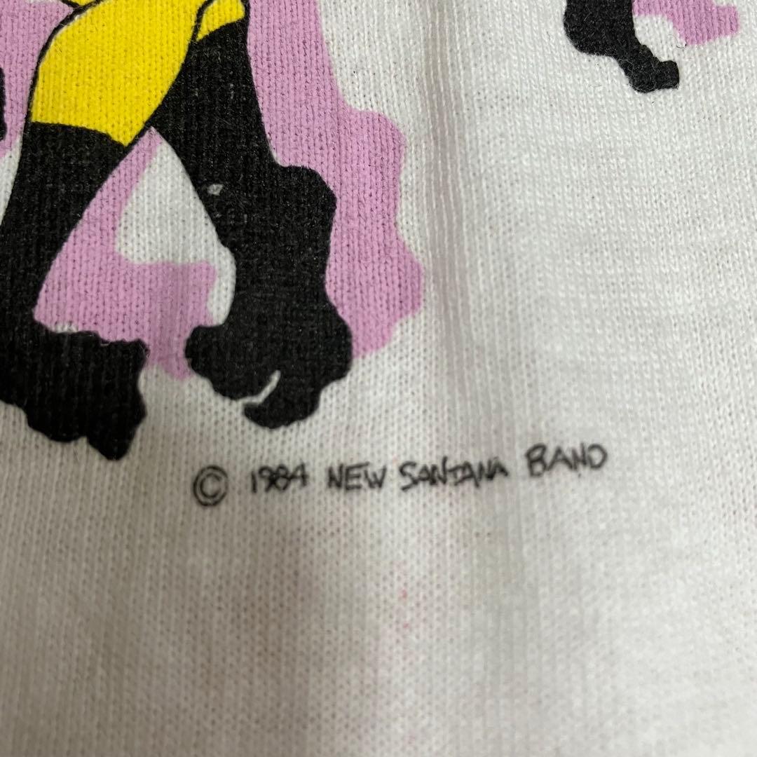 80s サンタナ NEW SANTANA BAND 86年ツアー Tシャツ XL