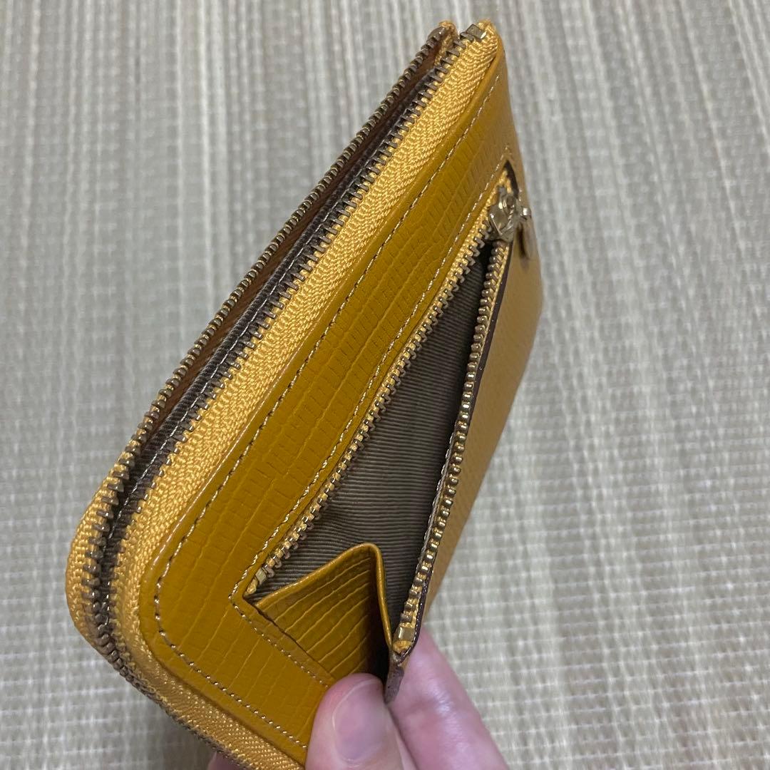 Dakota ダコタ ミニ財布 カードケース マスタード