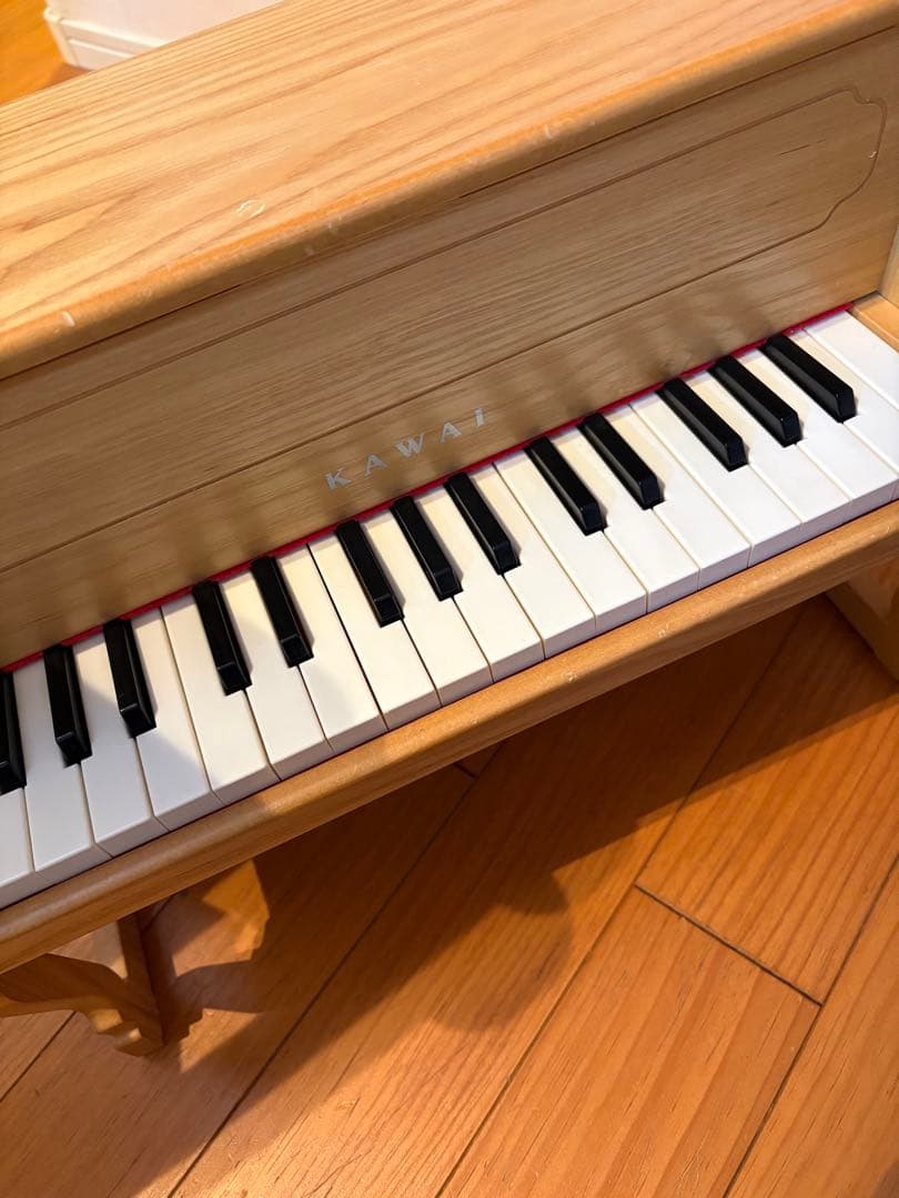KAWAI 32鍵アップライトピアノ ナチュラルウッド