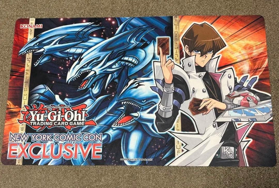 遊戯王 海馬瀬人 青眼の究極竜 コミコン 2015 プレイマット 公式 海外