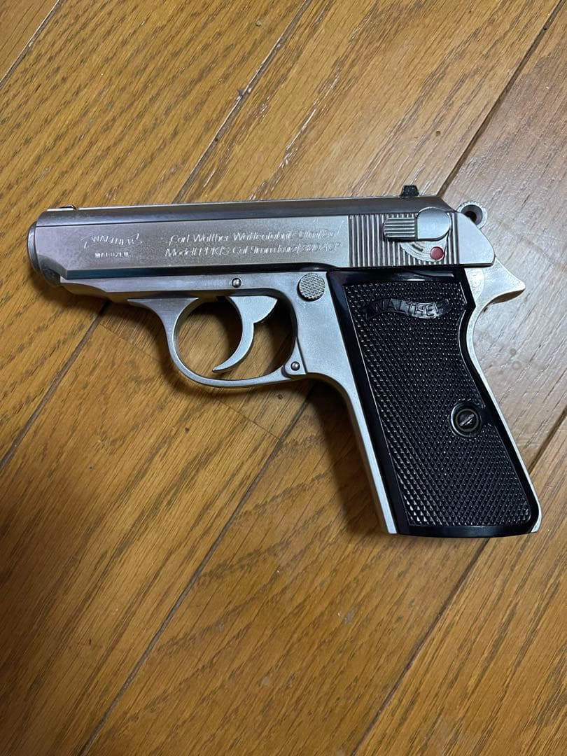 時田しろくま ルガーP08 マルシン　おまけPPK固定ガスGUN