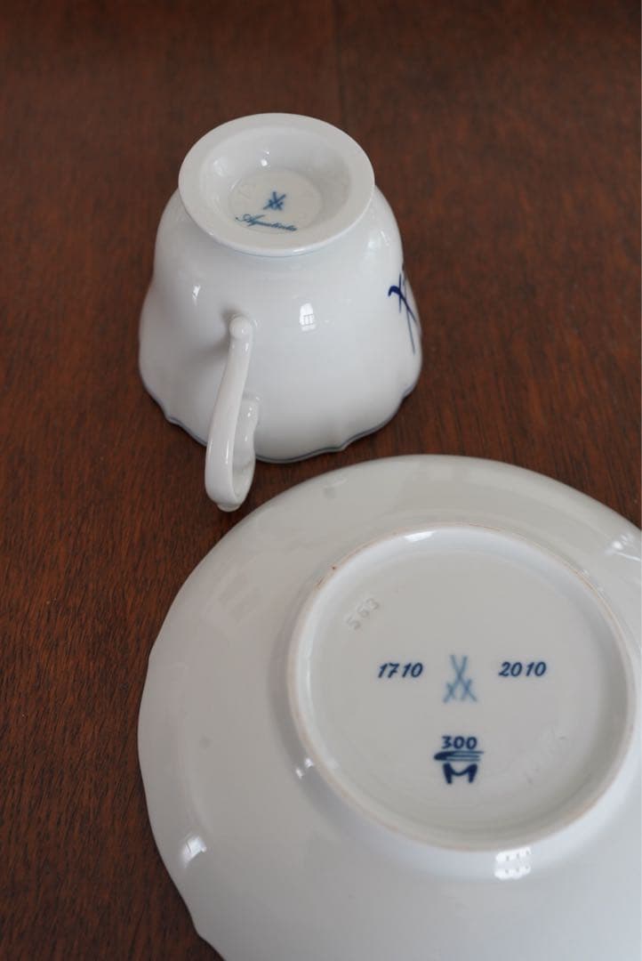 マイセン 300周年記念 剣マーク6選 カップ＆ソーサー コンプリート