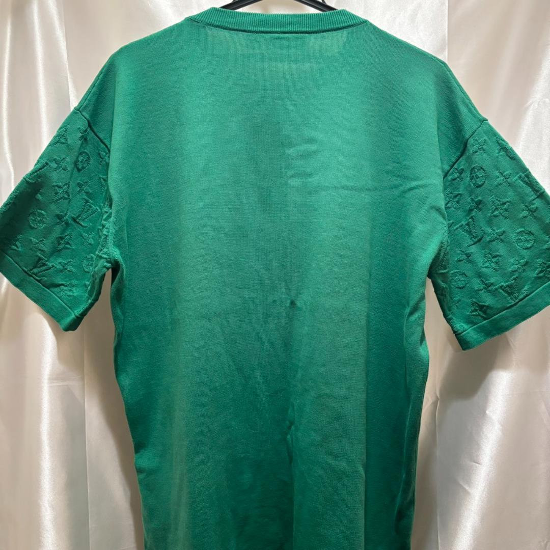 【ランクSA】LOUIS VUITTON 半袖シャツ Lサイズ 袖モノグラム