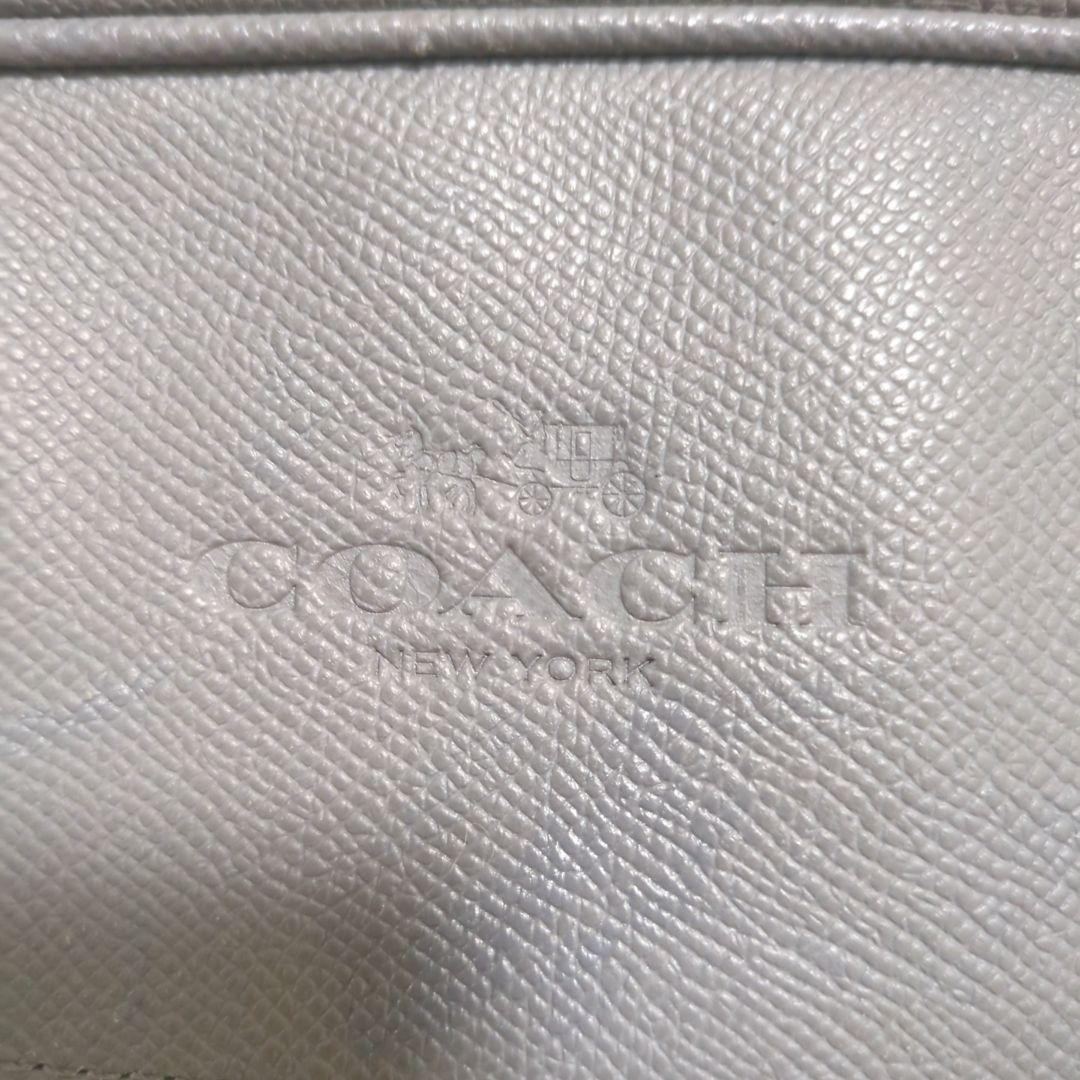 美品✨️ コーチ ビジネス バッグ レザー A4可 グレー