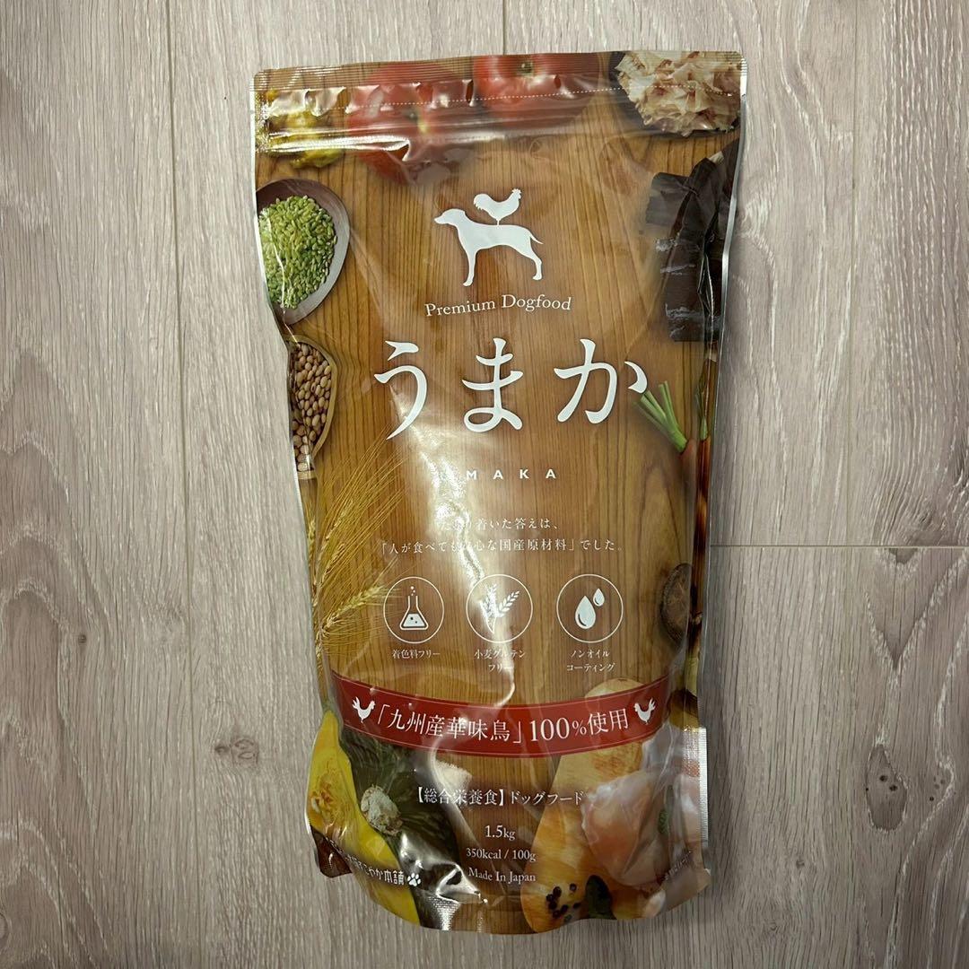 Premium Dogfood うまか 1.5kg 6袋