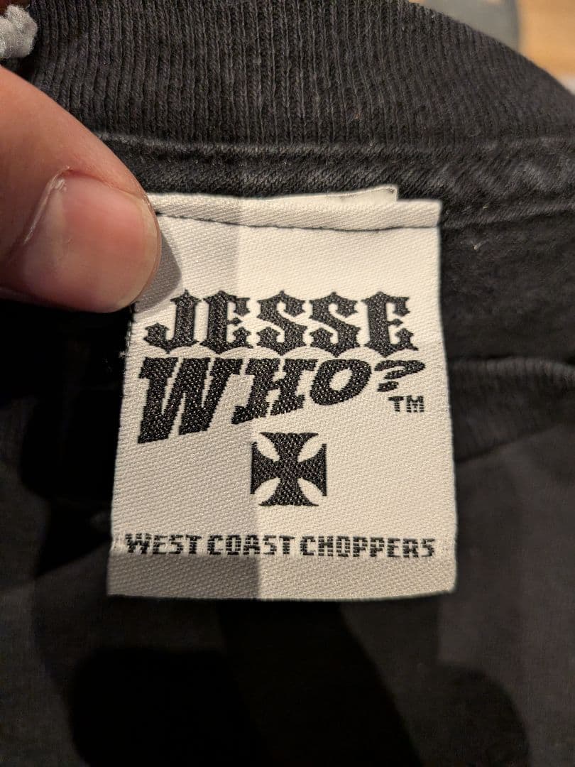 90s West Coast ChoppersロンT 袖ロゴ Jesse Who