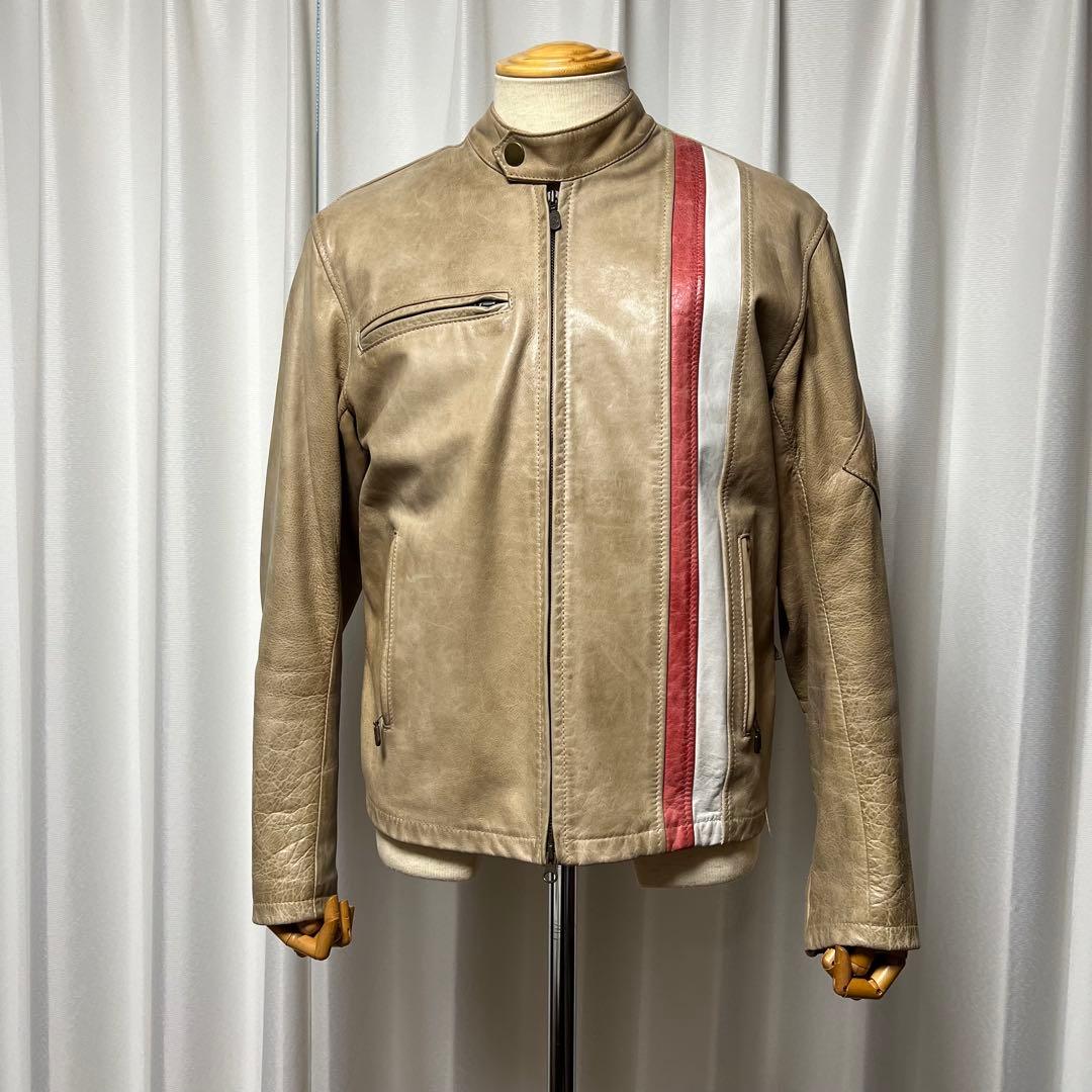Belstaff ベルスタッフ　シングルライダース　レザージャケット　サイズS