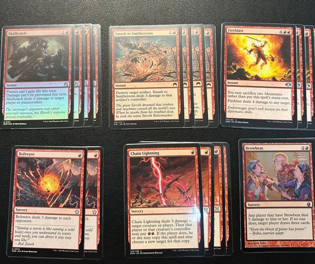 MTG 赤単バーン　デッキセット　レガシー　モダン