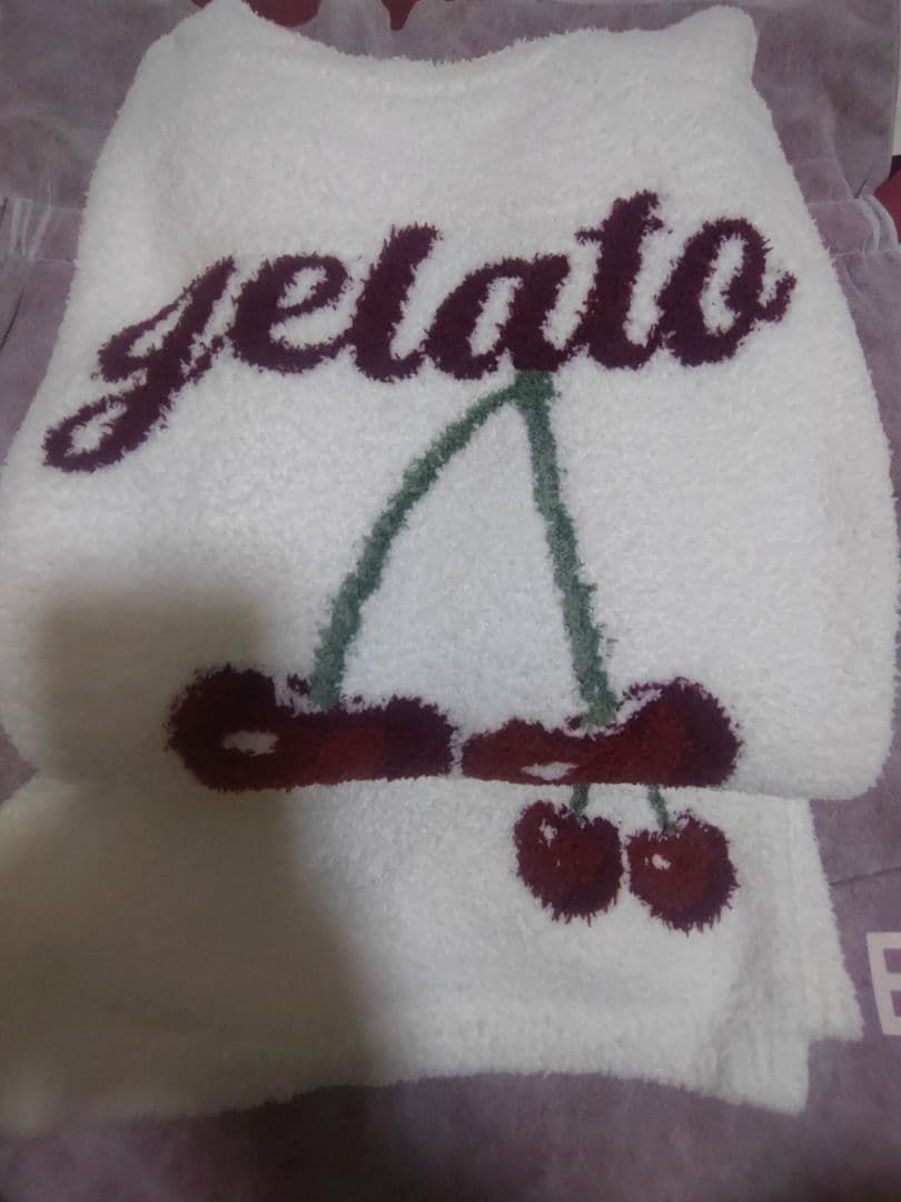 最終値下げ べビモコチェリージャガードプルオーバー&ショートパンツセット