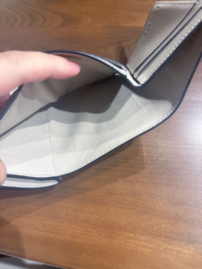 【shiroさん専用】LOEWE グリーン 三つ折り財布